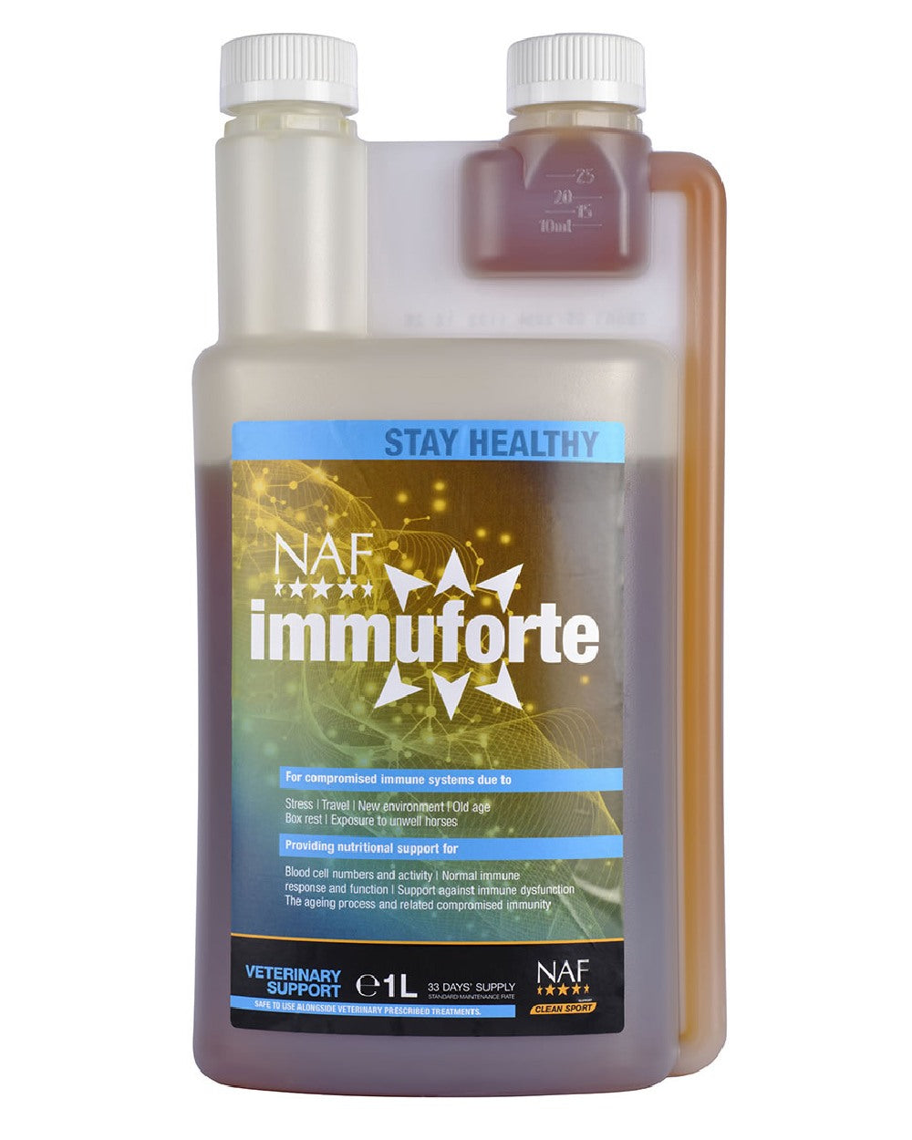 NAF Immuforte Liquid 1lt on white background