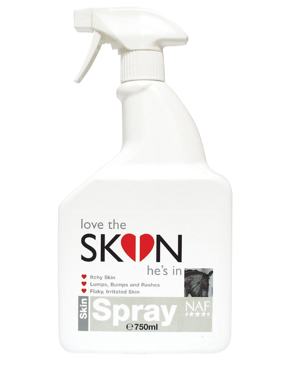 NAF Love The Skin Hes In Skin Spray 750ml on white background