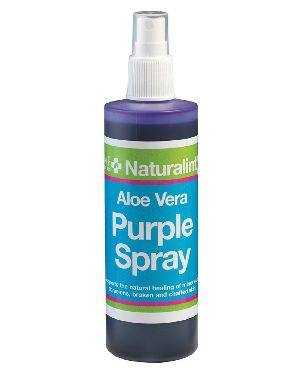 NAF Naturalintx Aloe Vera Purple Spray 240ml on white background