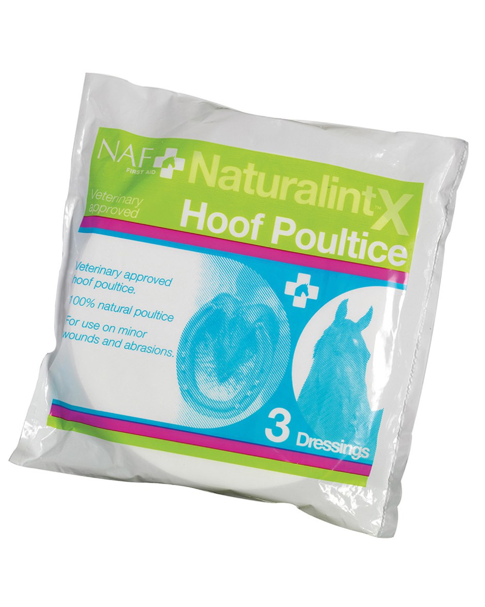 NAF Naturalintx Hoof Poultice pack of 3 on white background