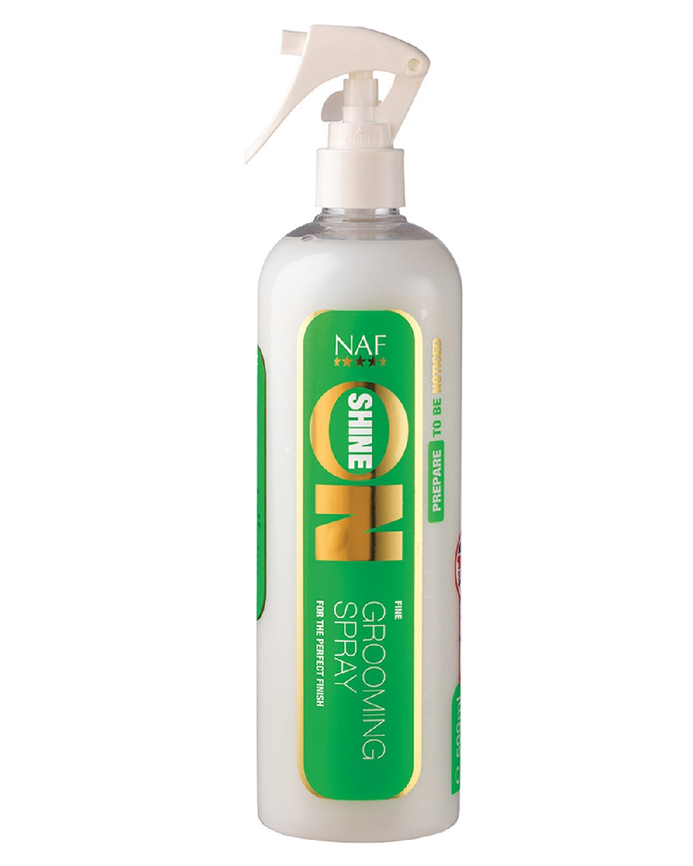 NAF Shine On Grooming Spray 500ml on white background