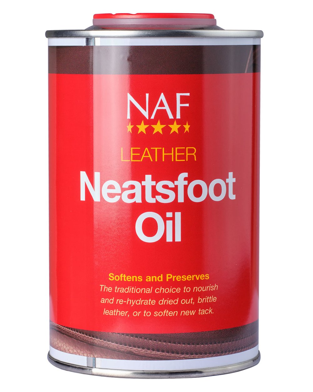 NAF Leather Neatsfoot Oil 500ml on white background