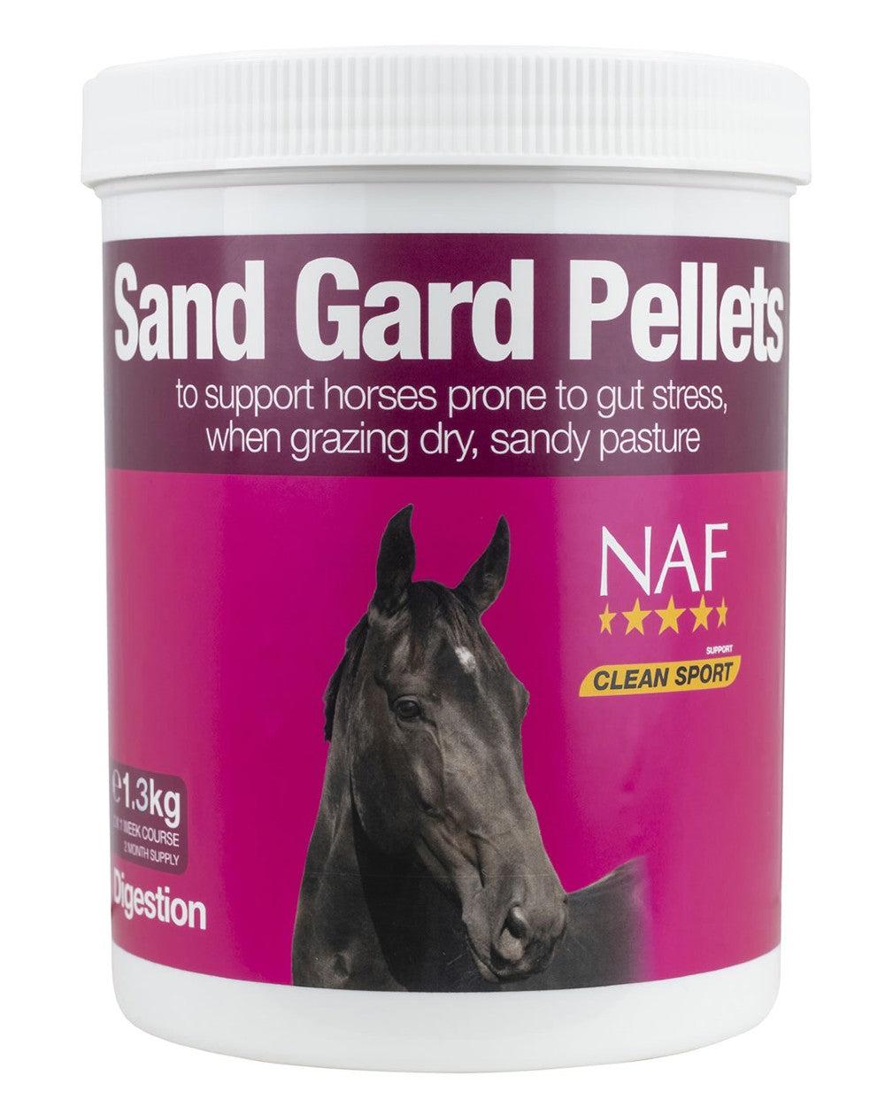 NAF Sand Gard Pellets 1.3kg on white background