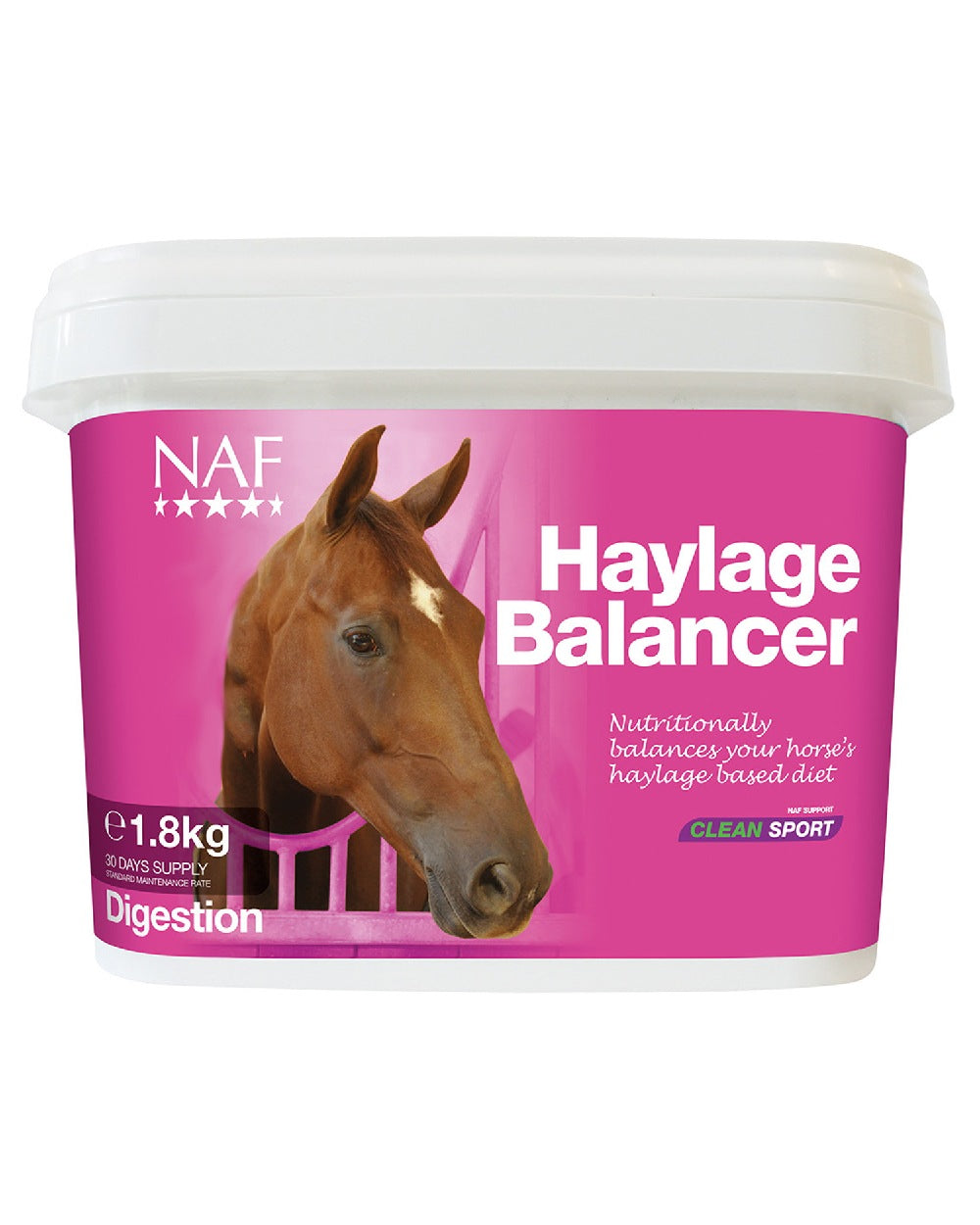 NAF Haylage Balancer on white background
