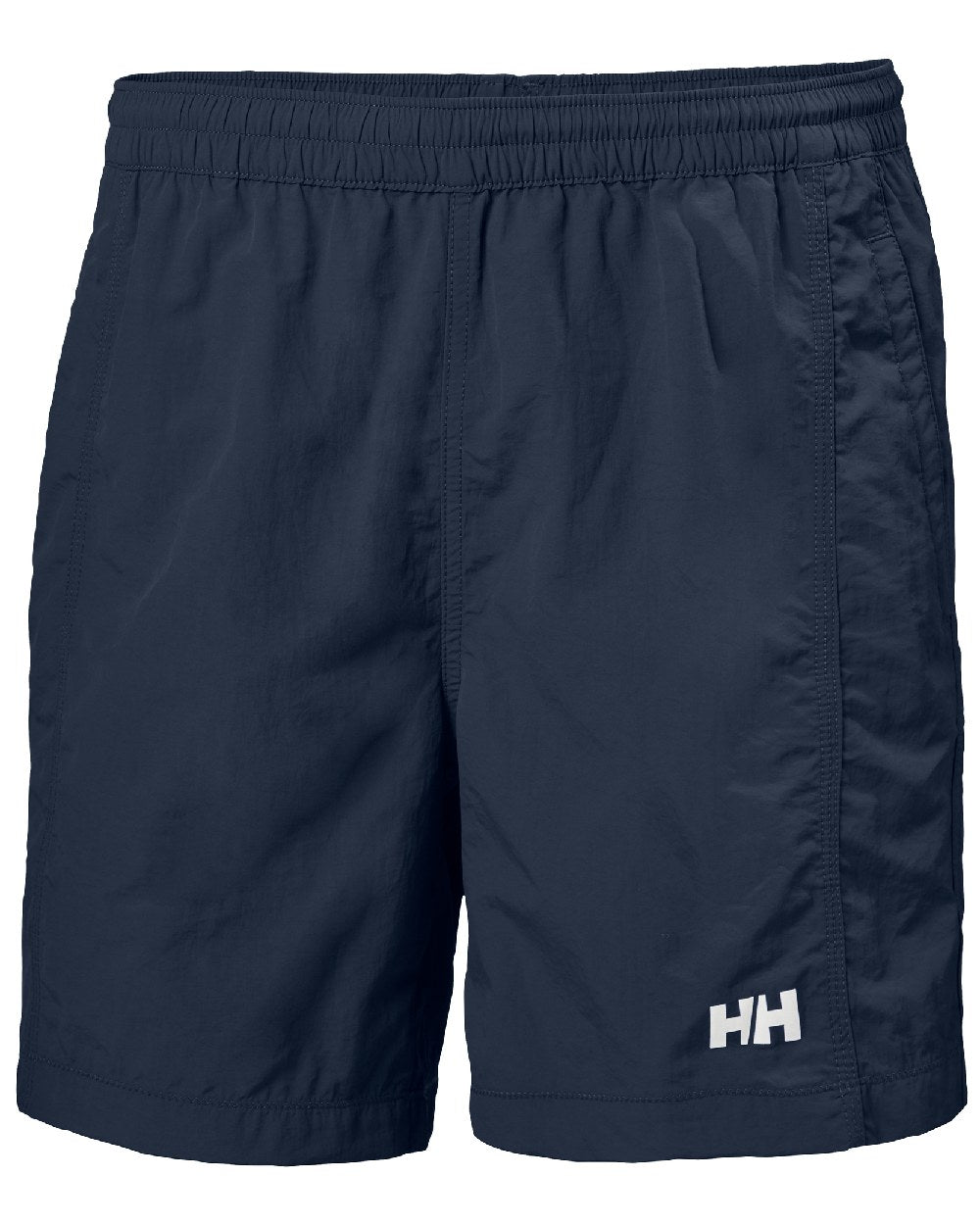 Navy coloured Helly Hansen Mens Calshot Trunks on a white background 