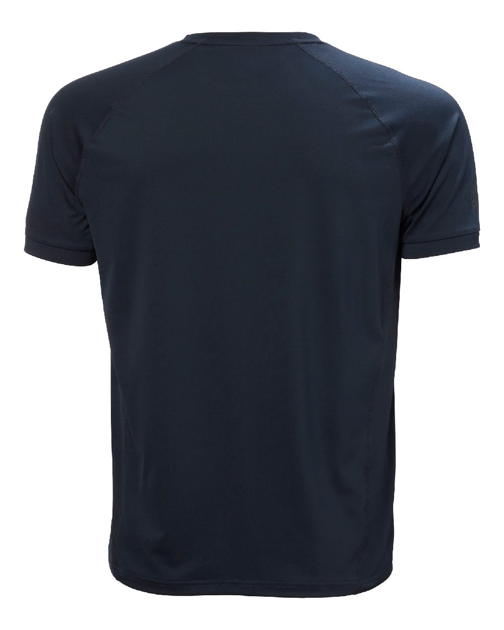 Navy coloured Helly Hansen Mens HP Ocean T-Shirt 2.0 on white background 