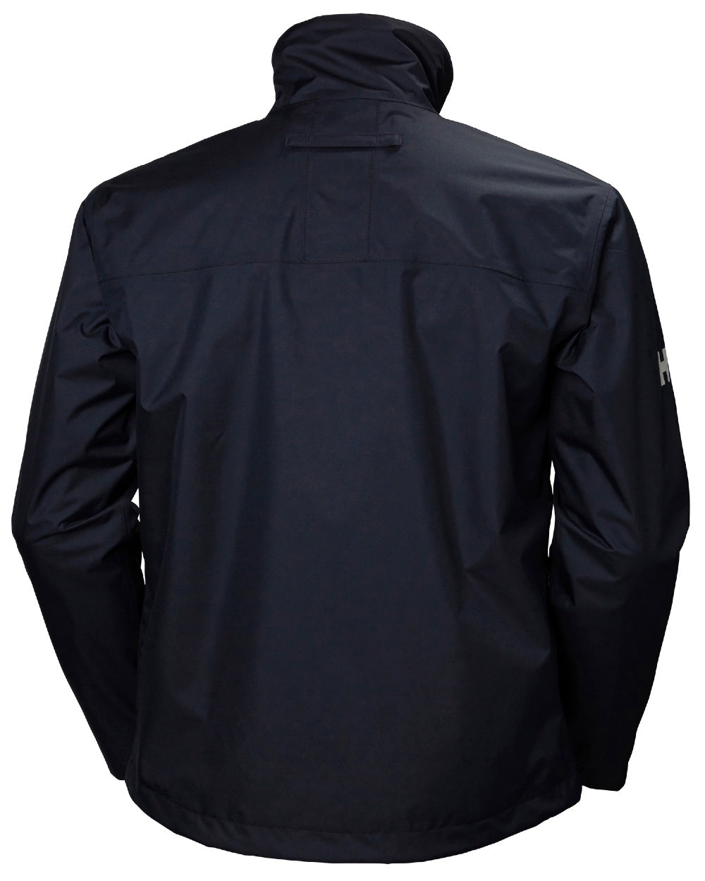 Navy coloured Helly Hansen Team Mens Crew Midlayer Sailing Jacket on white background 