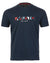 Navy Coloured Musto Mens 1964 Short Sleeve T-Shirt On A White Background #colour_navy