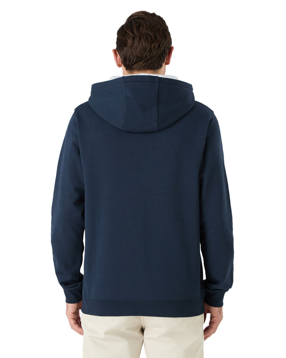 Navy Coloured Musto Mens Classic Hoodie On A White Background 