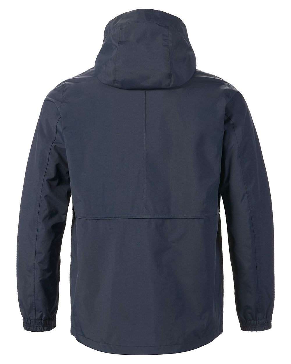 Navy Coloured Musto Mens Classic Shore Waterproof Jacket On A White Background 