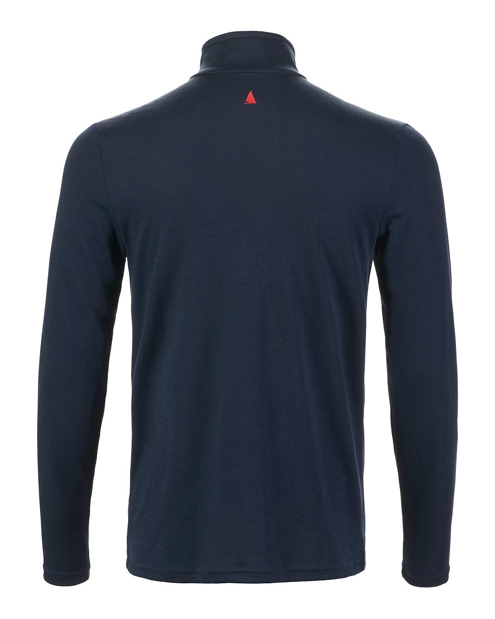 Navy Coloured Musto Mens Fast Dry Half Zip Top On A White Background 