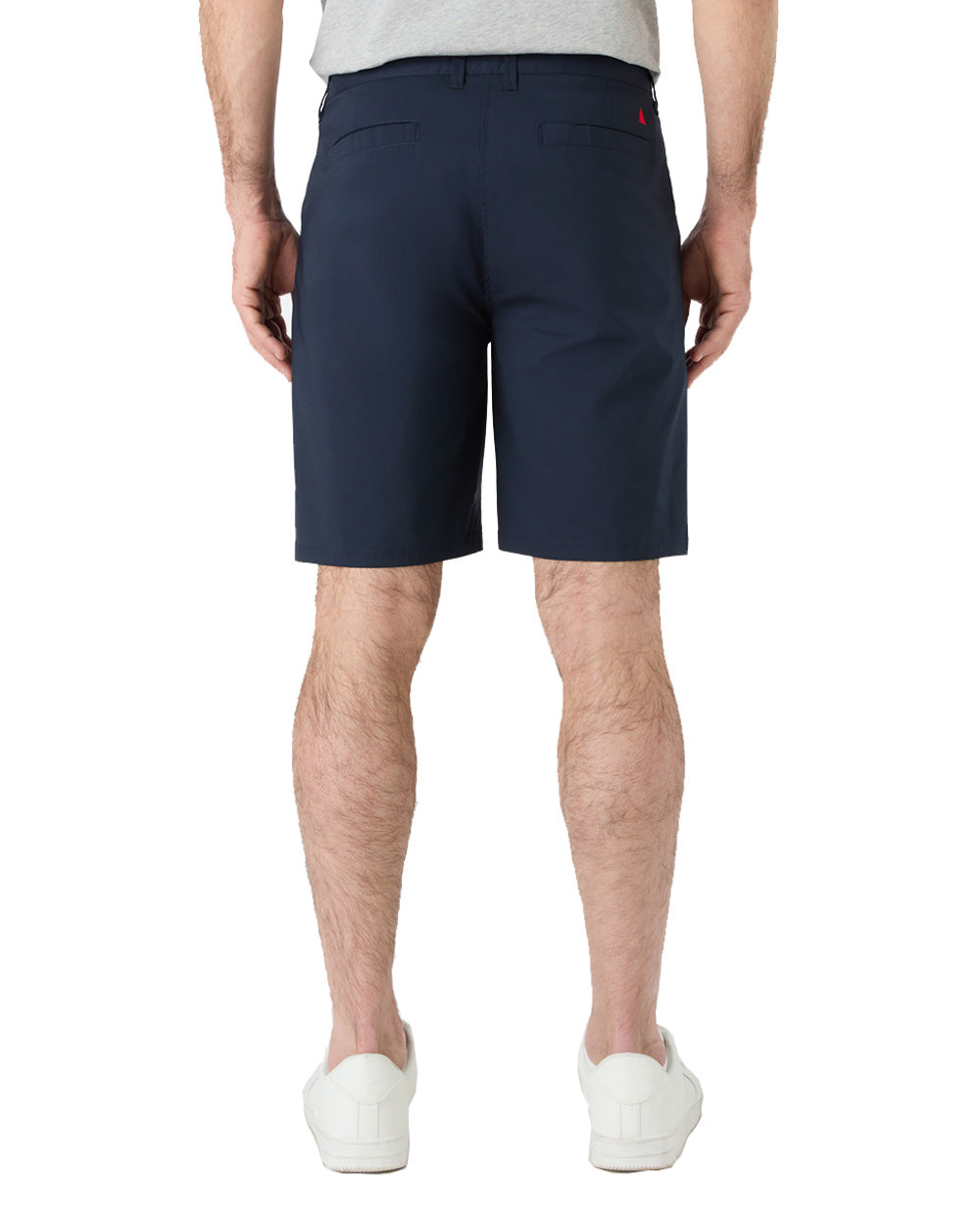 Navy Coloured Musto Mens RIB Fast Dry Shorts On A White Background 