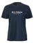 Navy Coloured Musto Womens 1964 Short Sleeve T-Shirt On A White Background #colour_navy