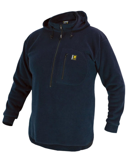 Navy Coloured Swazi The Hood On A White Background 