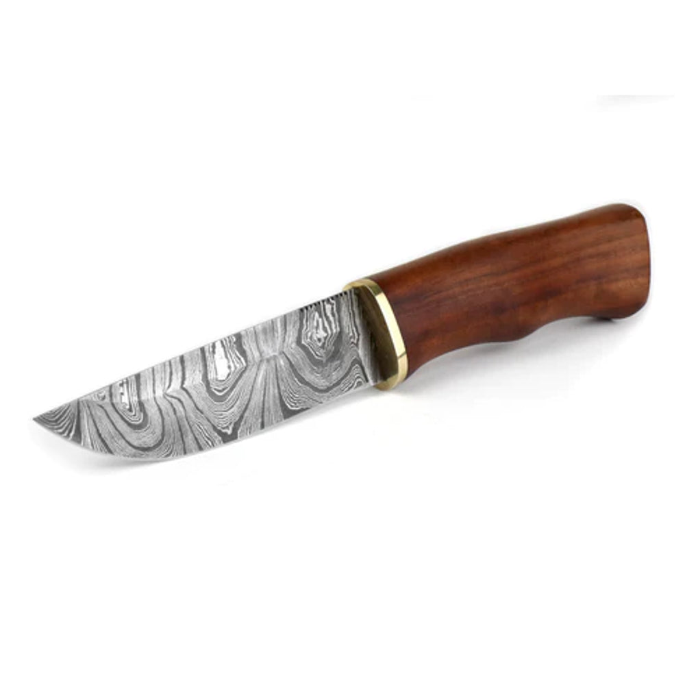 Njord Oskar Damascus Bushcraft Knife