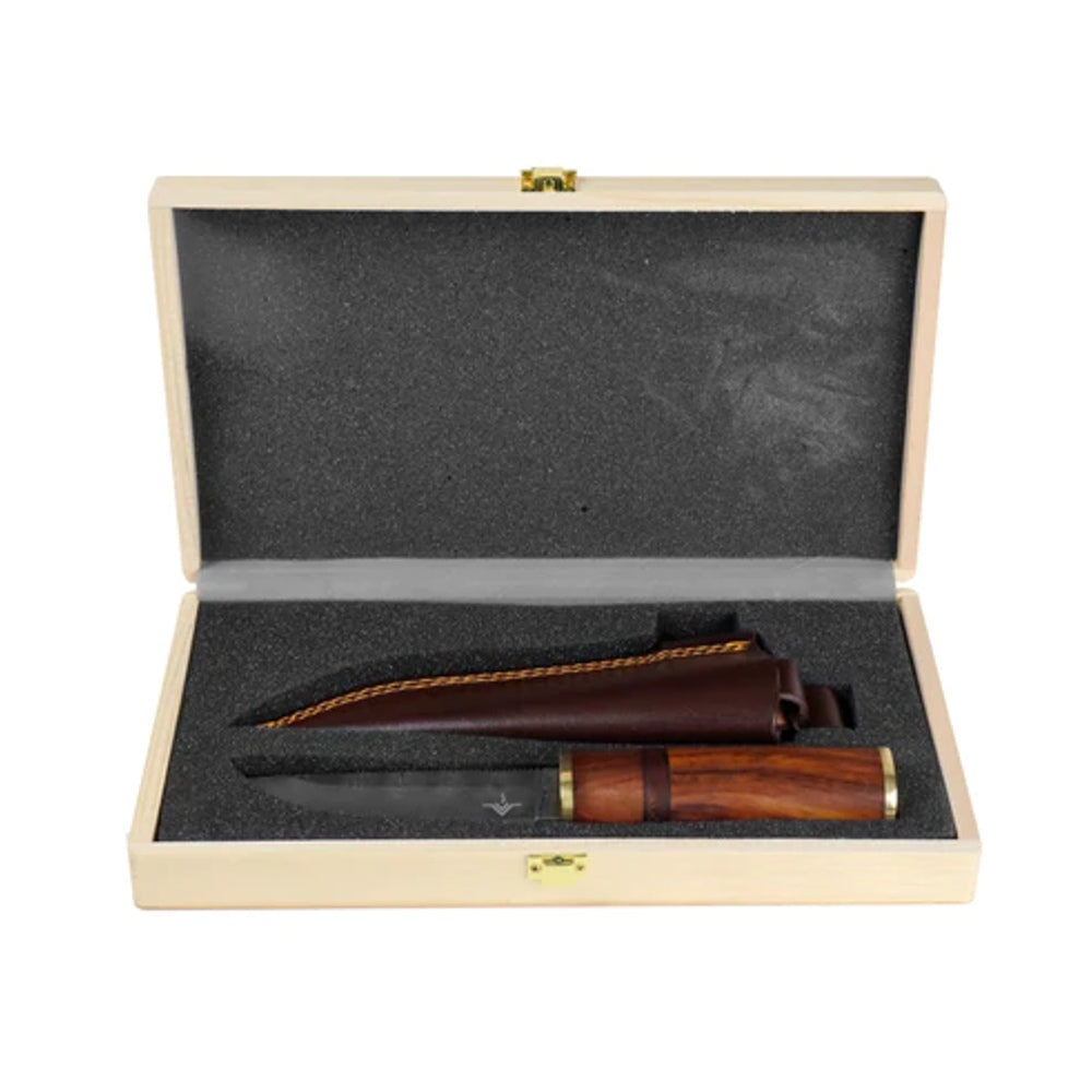 Njord Petri Damascus Puukko Knife