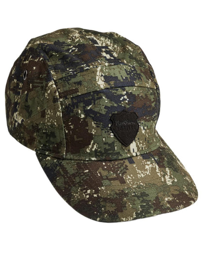 Camo coloured Northern Hunting Asle Camo Cap on white background 