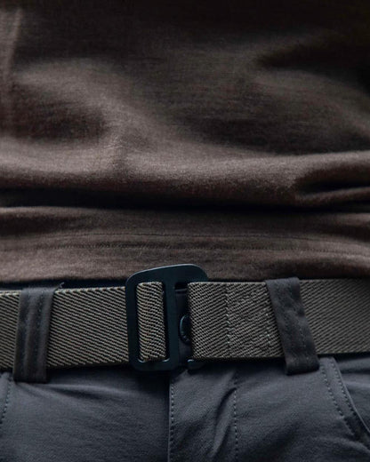 Green coloured Northern Hunting Fluks Belt For Outdoor on outdoor background 