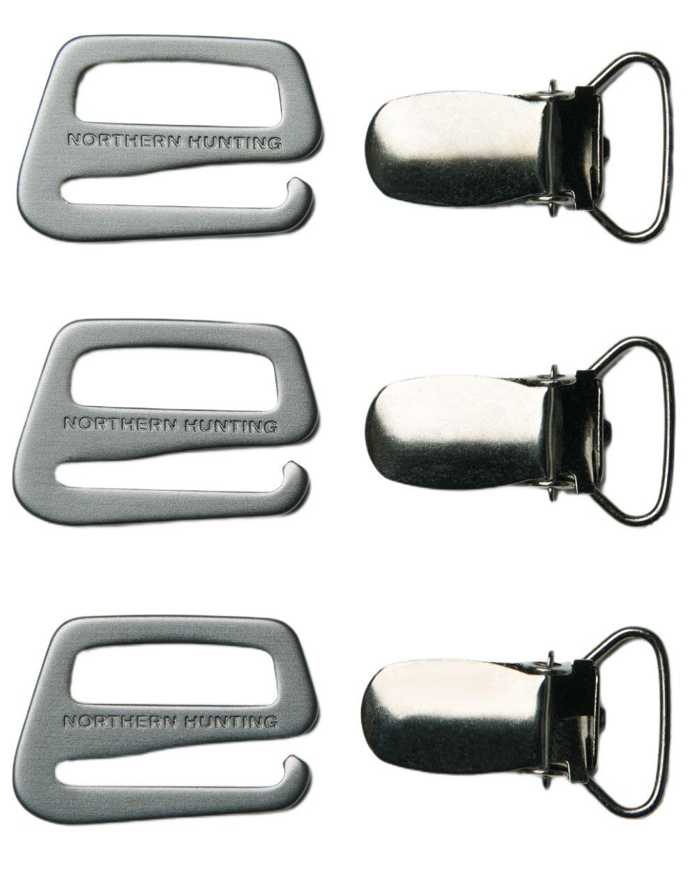 Green coloured Northern Hunting Hjalm Suspenders on white background 