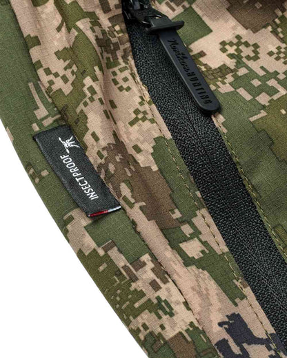 Camo coloured Northern Hunting Kjell Balk Tanatex Hunting Trousers on white background 