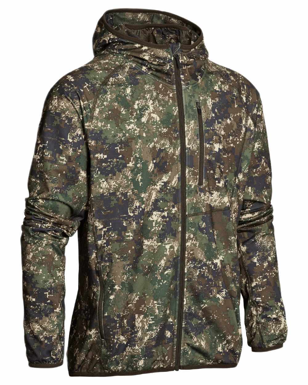 Camo coloured Northern Hunting Mens Alvar Lightweight Hunting Jacket on white background 