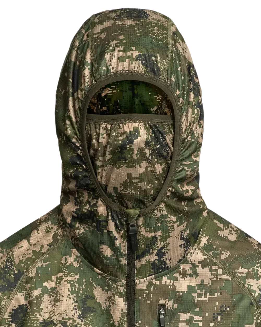 Camo coloured Northern Hunting Mens Arild Tanatex Ultra Lightweight Hunting Jacket on white background 