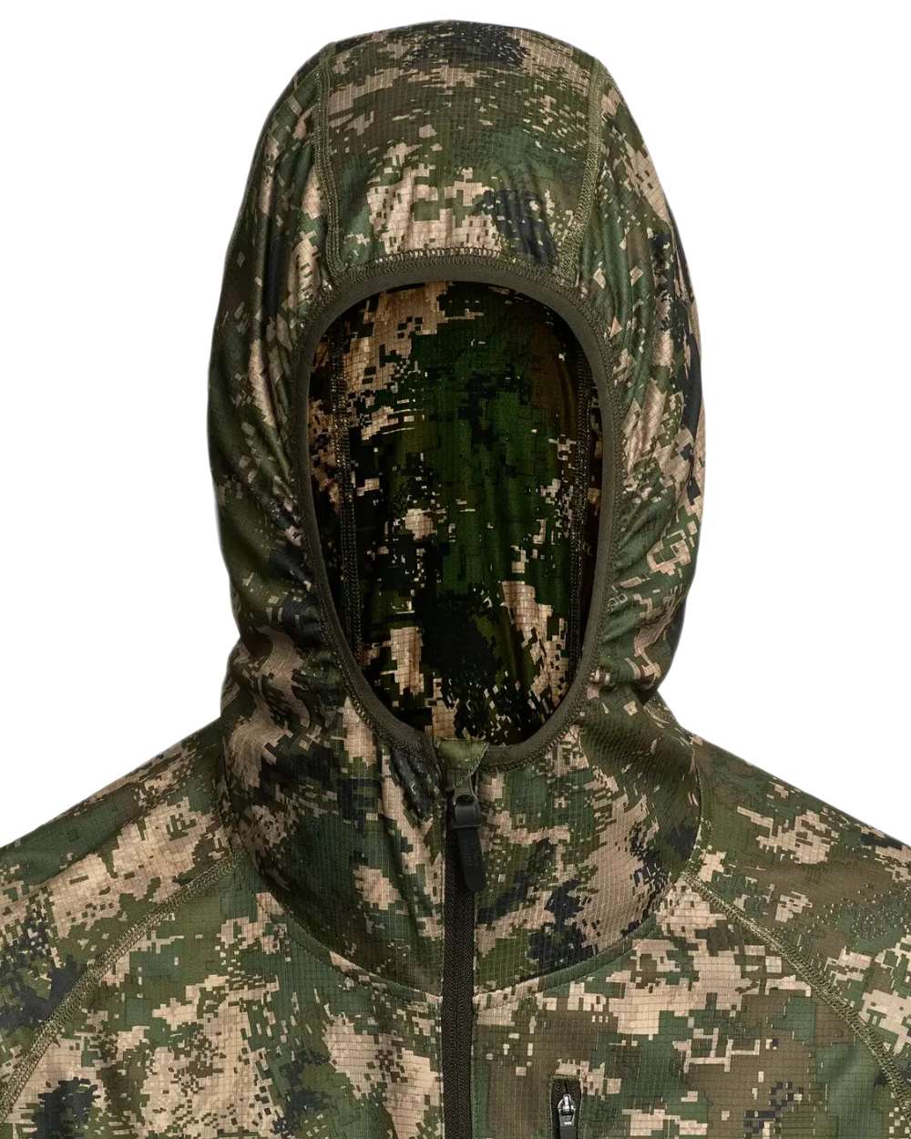 Camo coloured Northern Hunting Mens Arild Tanatex Ultra Lightweight Hunting Jacket on white background 