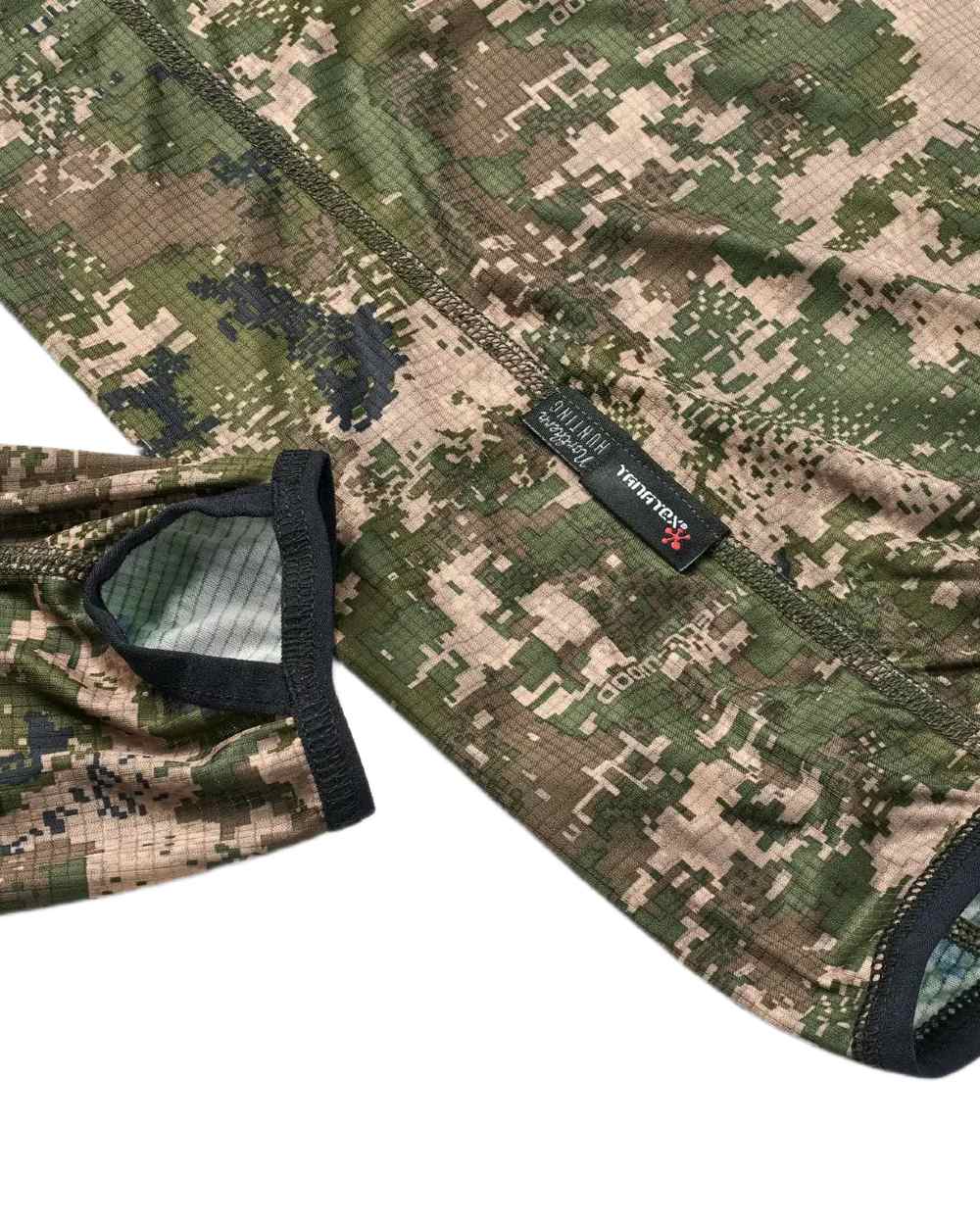 Camo coloured Northern Hunting Mens Arild Tanatex Ultra Lightweight Hunting Jacket on white background 