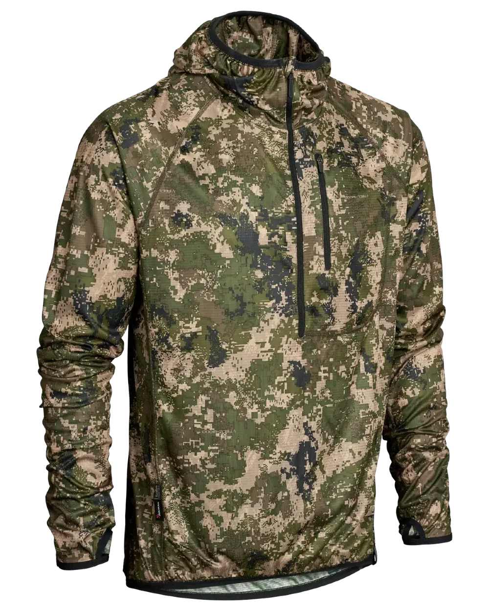 Camo coloured Northern Hunting Mens Arild Tanatex Ultra Lightweight Hunting Jacket on white background 