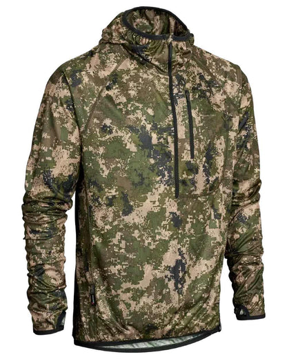 Camo coloured Northern Hunting Mens Arild Tanatex Ultra Lightweight Hunting Jacket on white background 