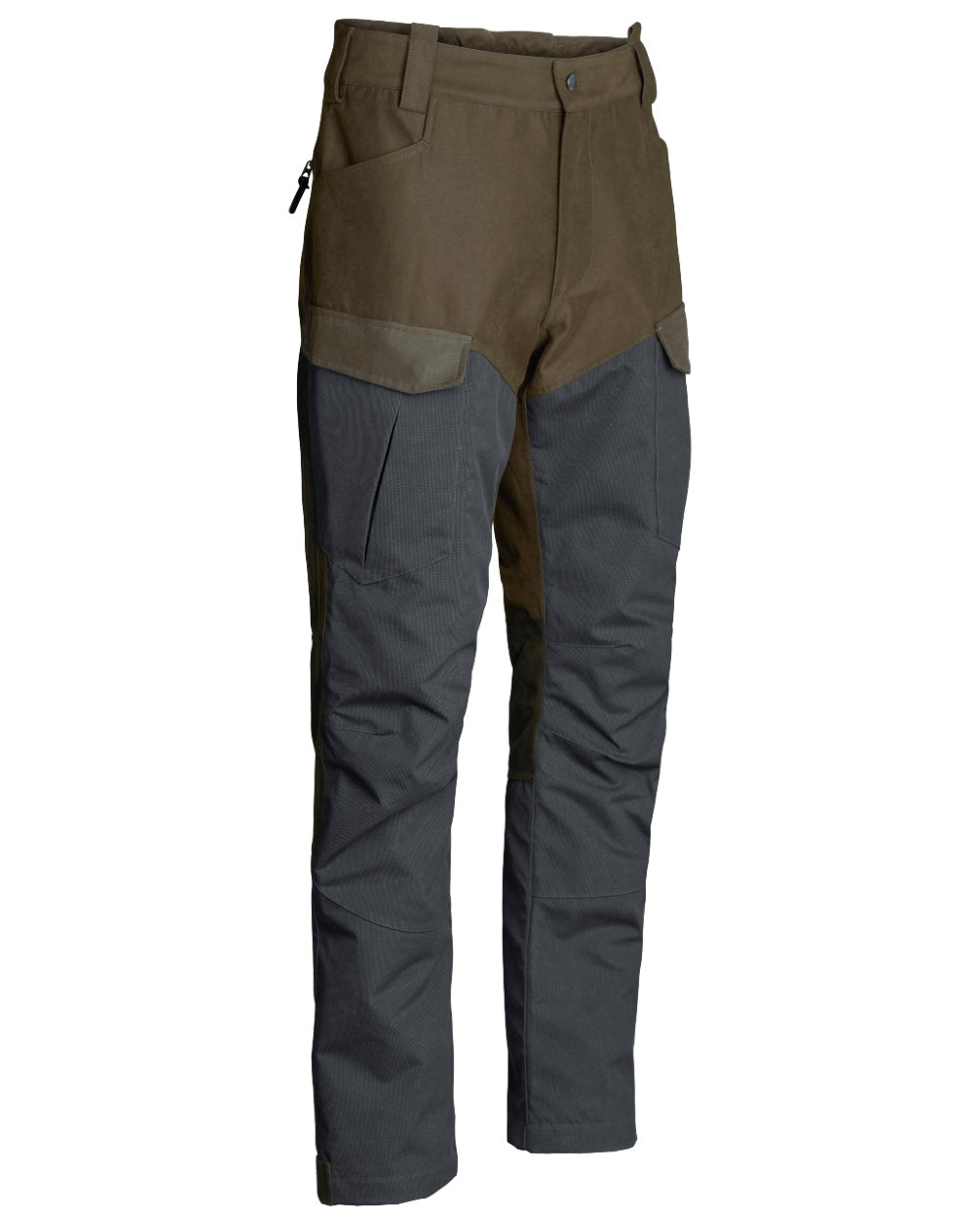 Green Blue coloured Northern Hunting Mens Geir Agnar G2 Kevlar Outdoor Trousers on white background 