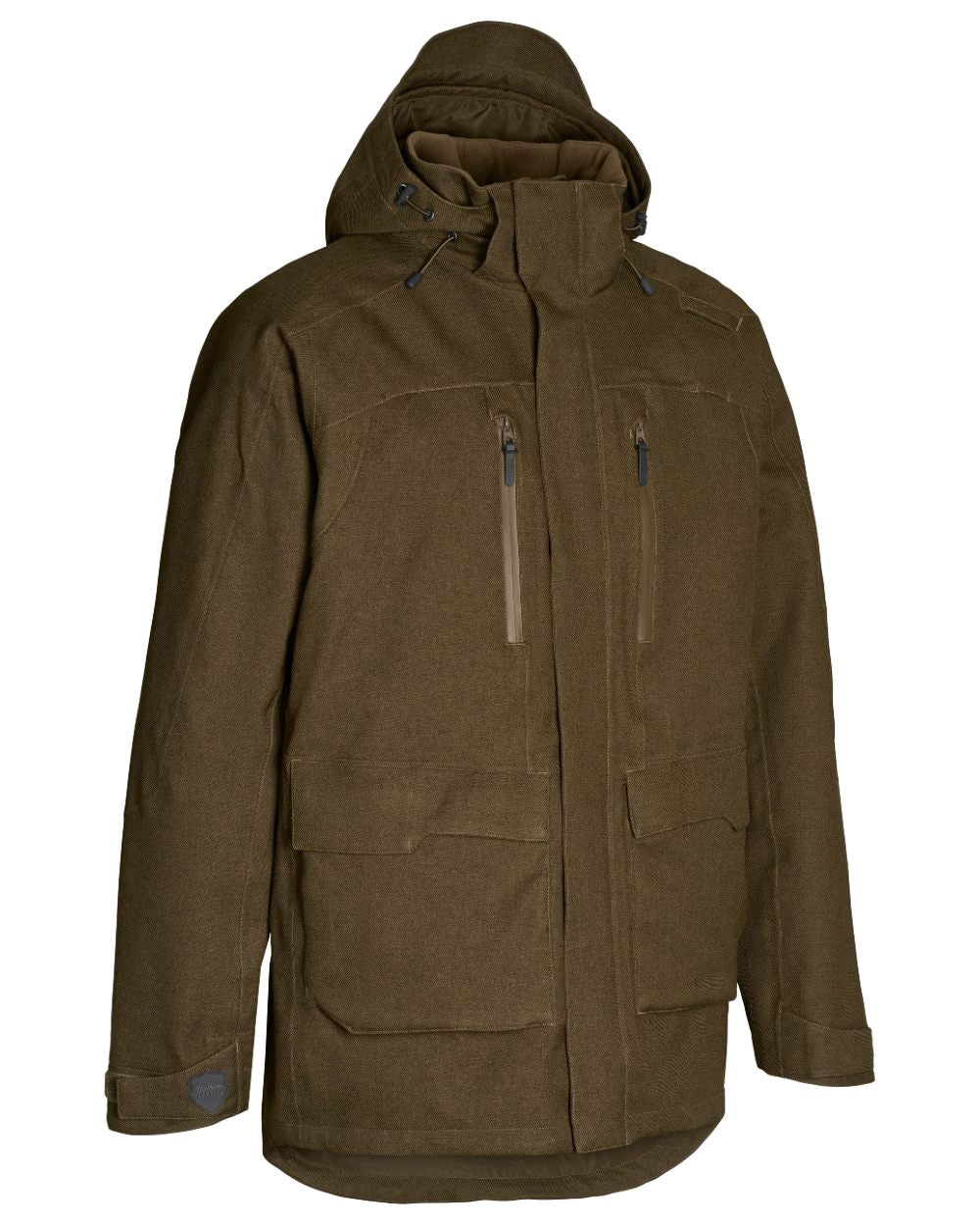 Green coloured Northern Hunting Mens Gunnar Ark Addventex Eco Waterproof Jacket on white background 