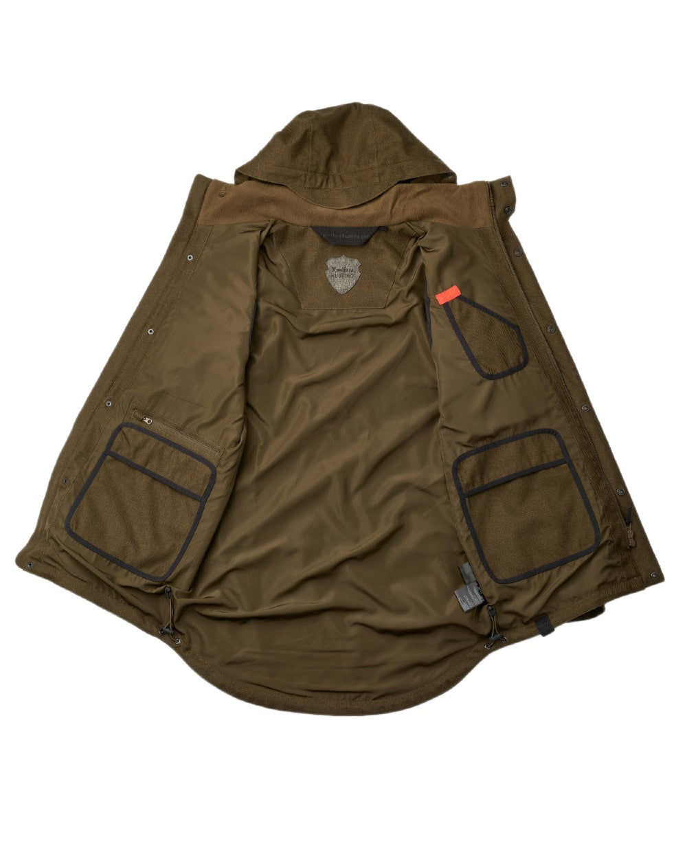 Green coloured Northern Hunting Mens Gunnar Ark Addventex Eco Waterproof Jacket on white background 