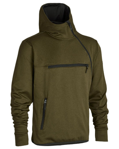 Dark Green coloured Northern Hunting Mens Hagni Shell Jacket on white background 