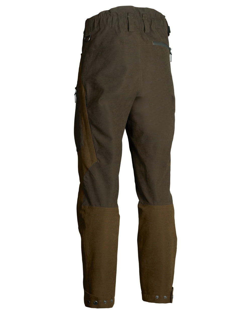 Green coloured Northern Hunting Mens Hakan Bark Waterproof Hunting Trousers on white background 