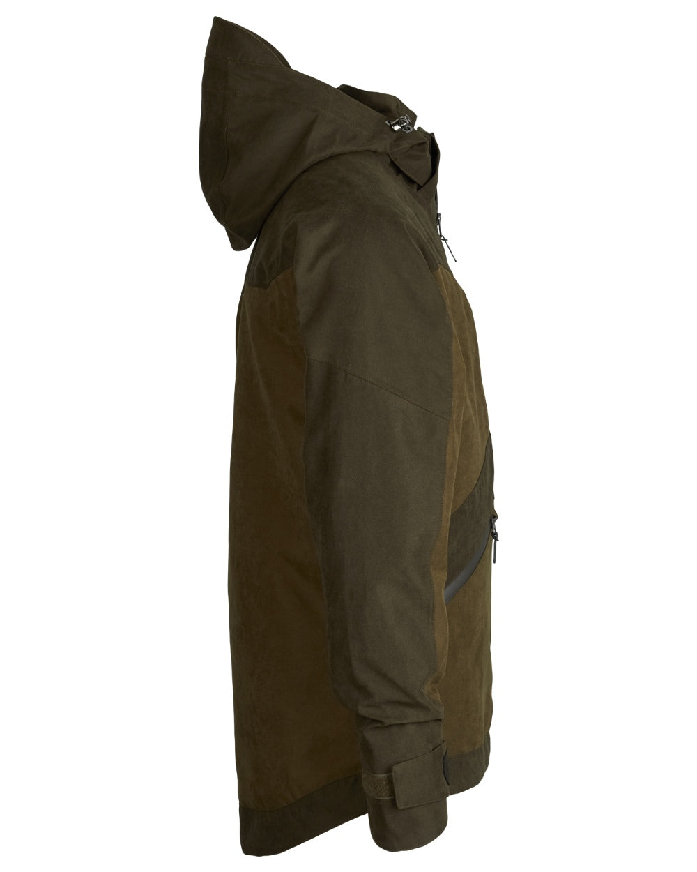 Green coloured Northern Hunting Mens Hakan Elk Waterproof Hunting Jacket on white background 