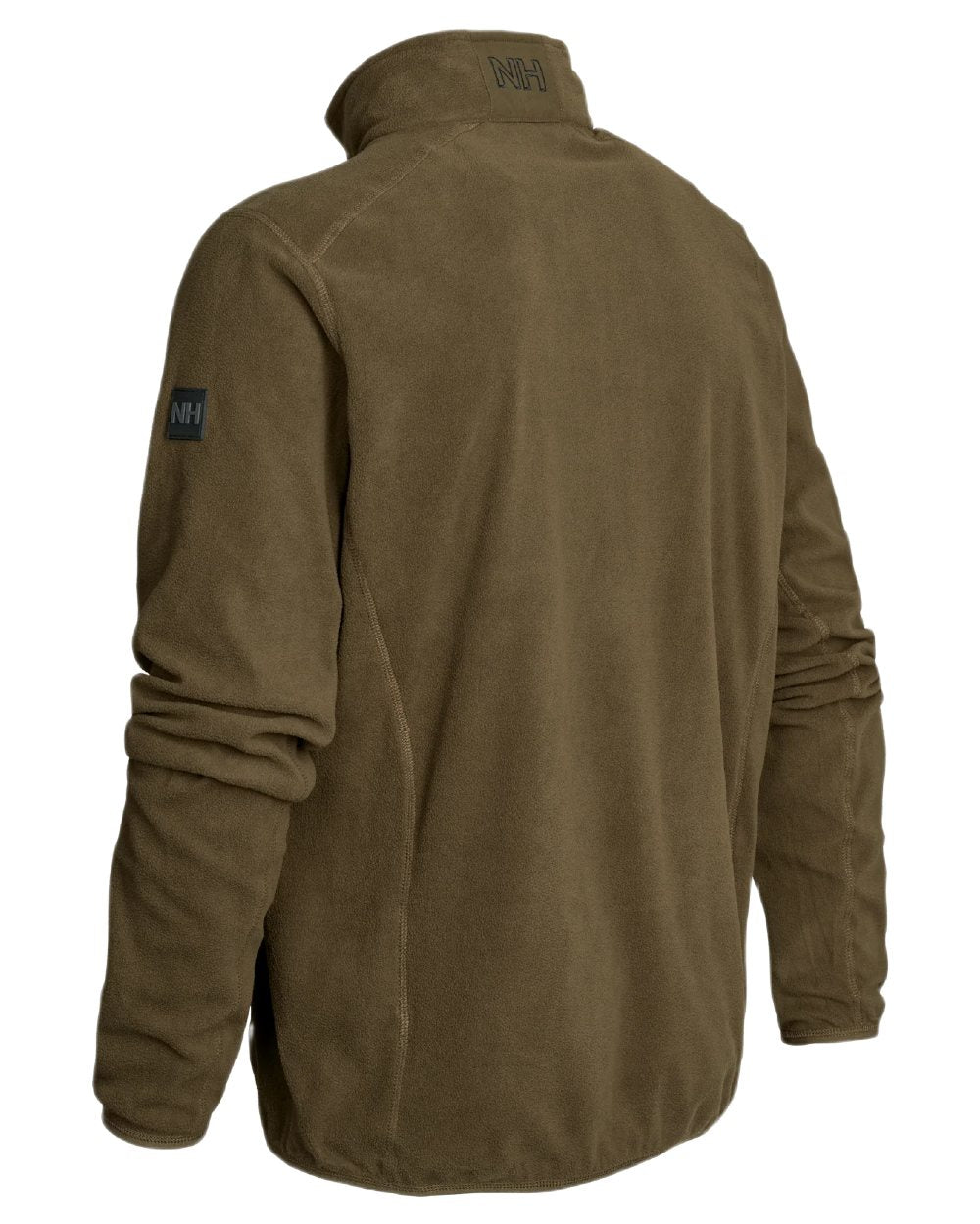 Green coloured Northern Hunting Mens Kettil 1000 Lightweight Fleece on white background 