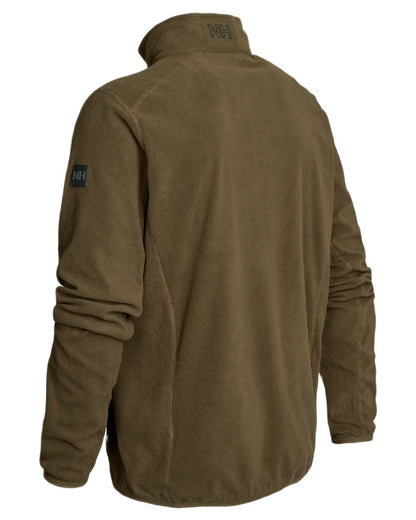 Green coloured Northern Hunting Mens Kettil 1000 Lightweight Fleece on white background 