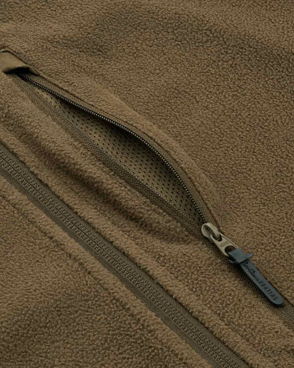 Green coloured Northern Hunting Mens Kettil 1000 Lightweight Fleece on white background 