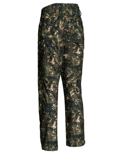 Camo coloured Northern Hunting Mens Skjold Arn G2 Waterproof Hunting Trousers on white background 