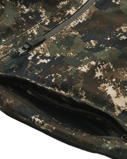 Camo coloured Northern Hunting Mens Skjold Arn G2 Waterproof Hunting Trousers on white background 