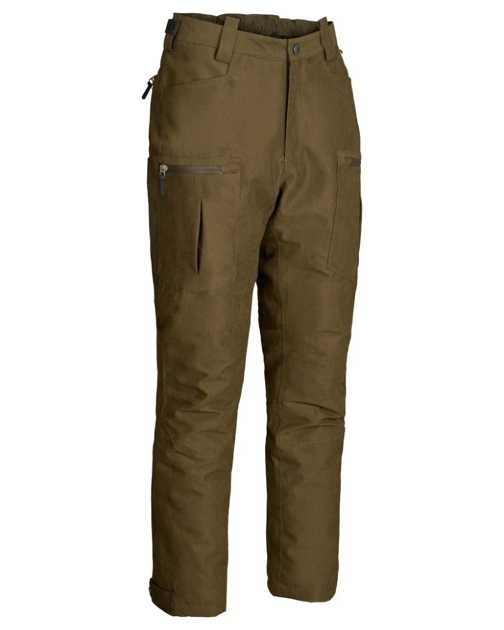 Dark Green coloured Northern Hunting Mens Thor Balder Waterproof Hunting Trousers on white background 