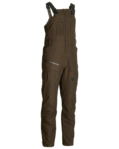 Dark Green coloured Northern Hunting Mens Thor Halden Insulated Hunting Trousers on white background 