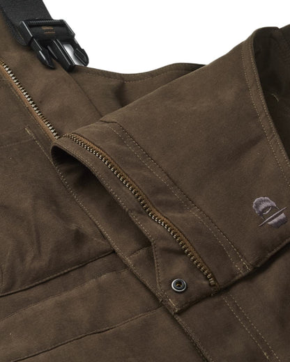 Dark Green coloured Northern Hunting Mens Thor Halden Insulated Hunting Trousers on white background 