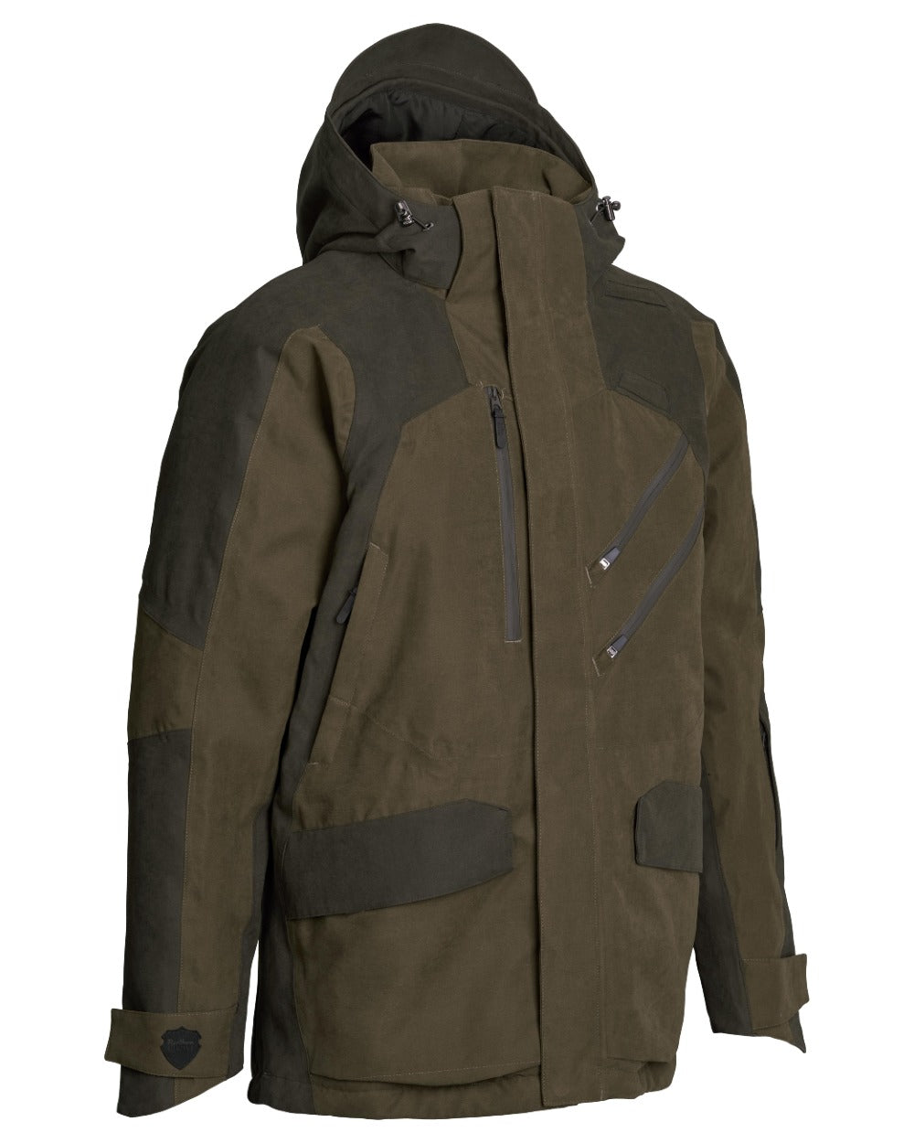 Green coloured Northern Hunting Mens Thor Ragnar G2 Waterproof Hunting Jacket on white background 