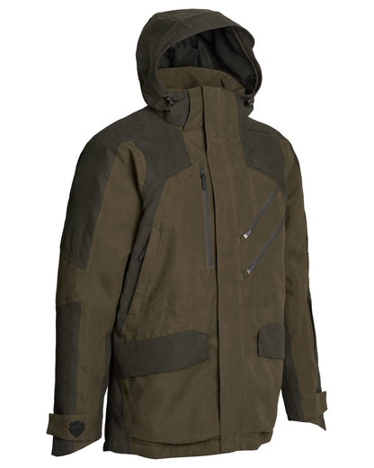 Green coloured Northern Hunting Mens Thor Ragnar G2 Waterproof Hunting Jacket on white background 
