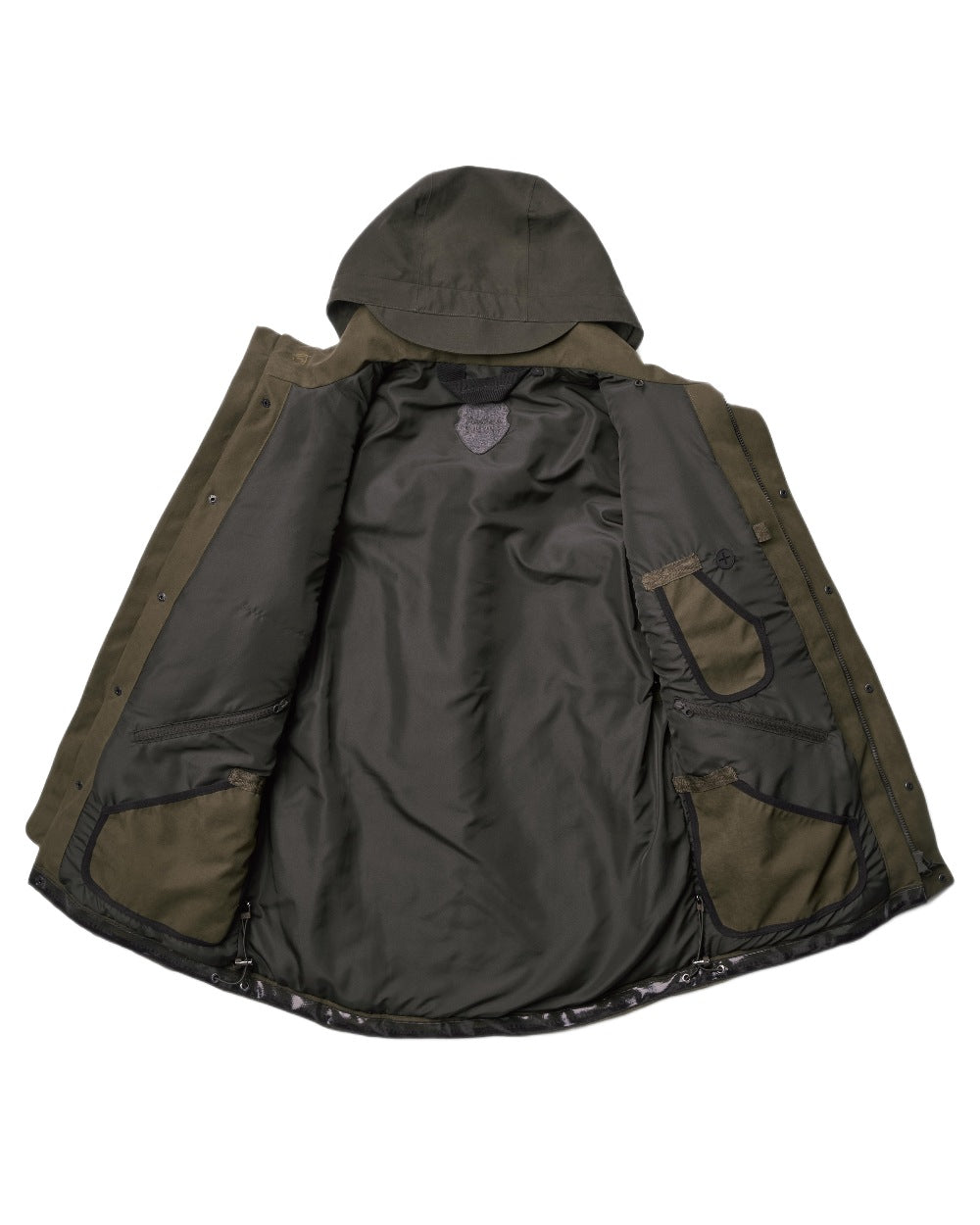 Green coloured Northern Hunting Mens Thor Ragnar G2 Waterproof Hunting Jacket on white background 