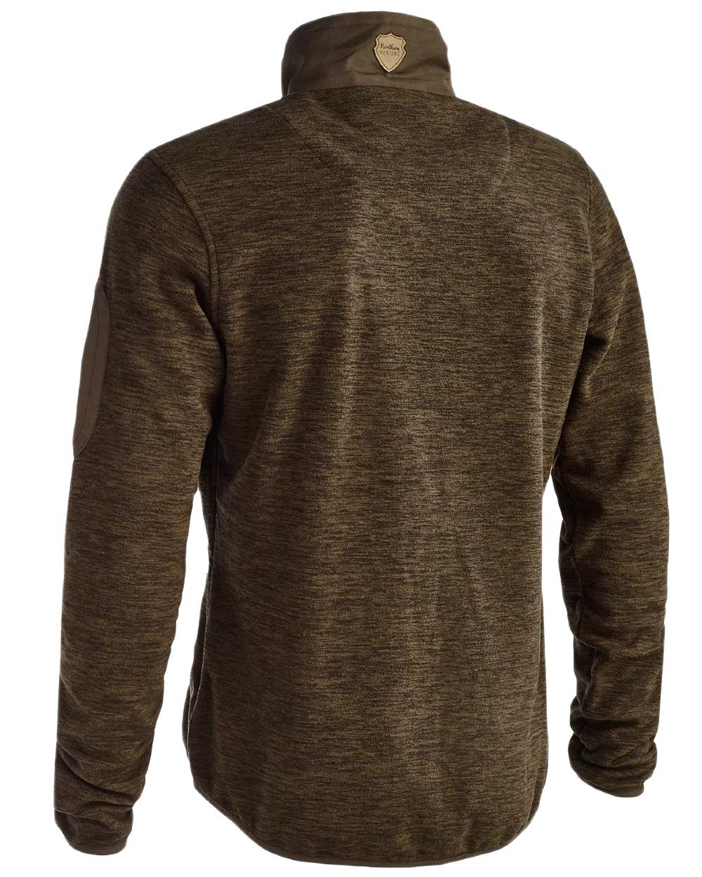 Brown coloured Northern Hunting Mens Thorlak Fleece Sweatshirt on white background 