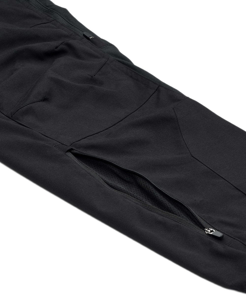 Black coloured Northern Hunting Mens Trond Pro Outdoor Trousers on white background 
