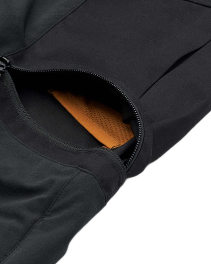 Black coloured Northern Hunting Mens Trond Pro Outdoor Trousers on white background 